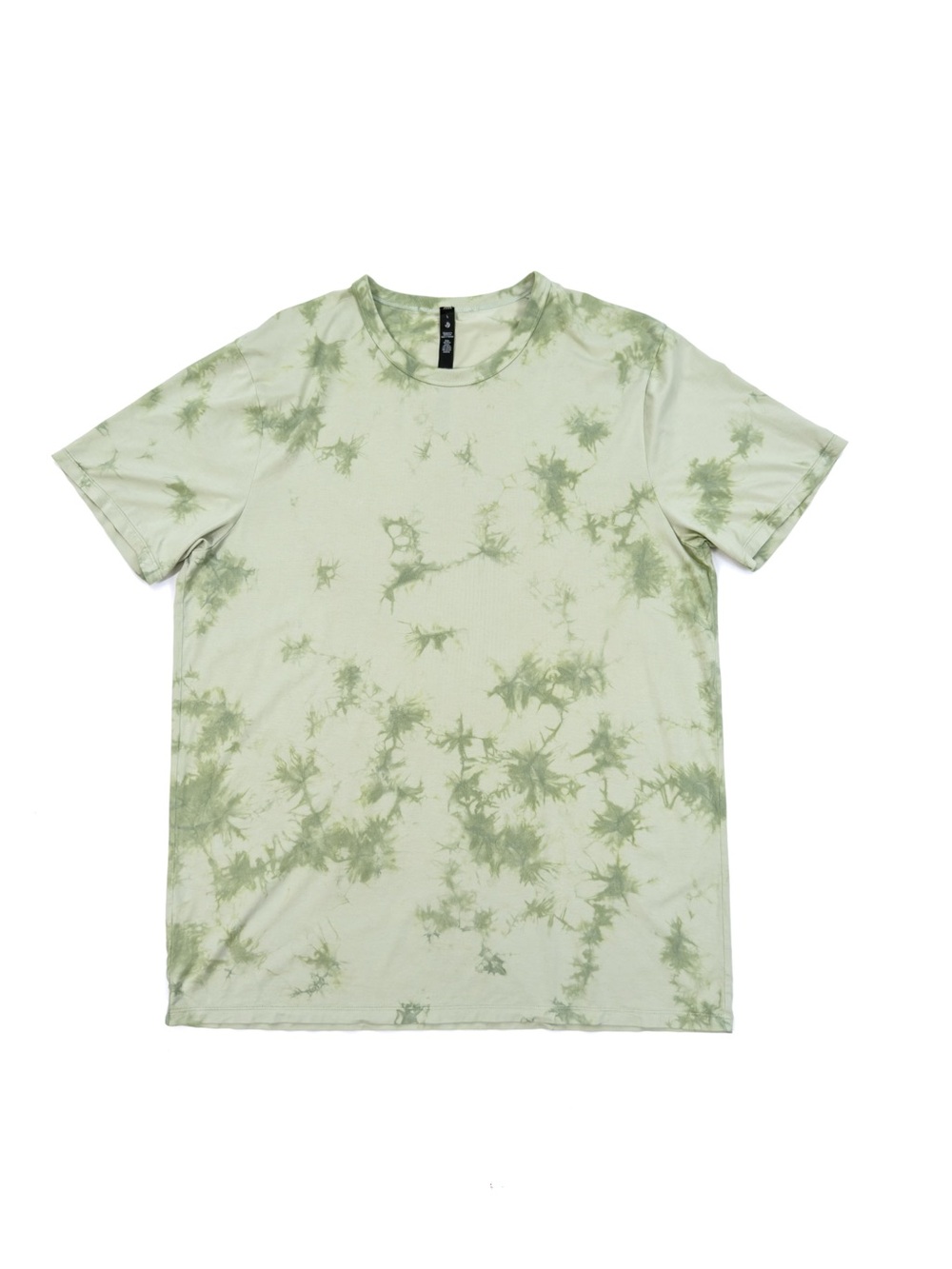 Lululemon Men's The Fundamental T-Shirt in Wash Tide Shibori Arctic Mint Green L